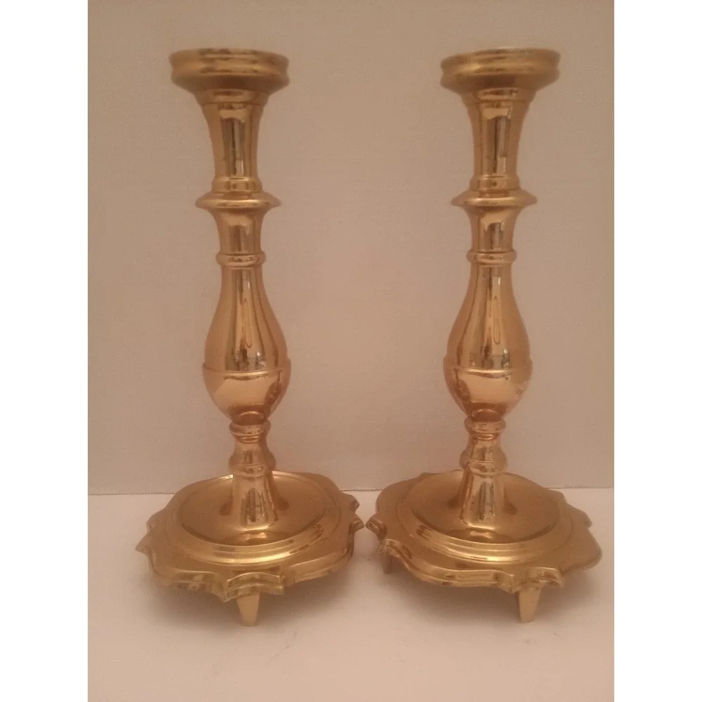 Harrin Footed Heavy Candlesticks